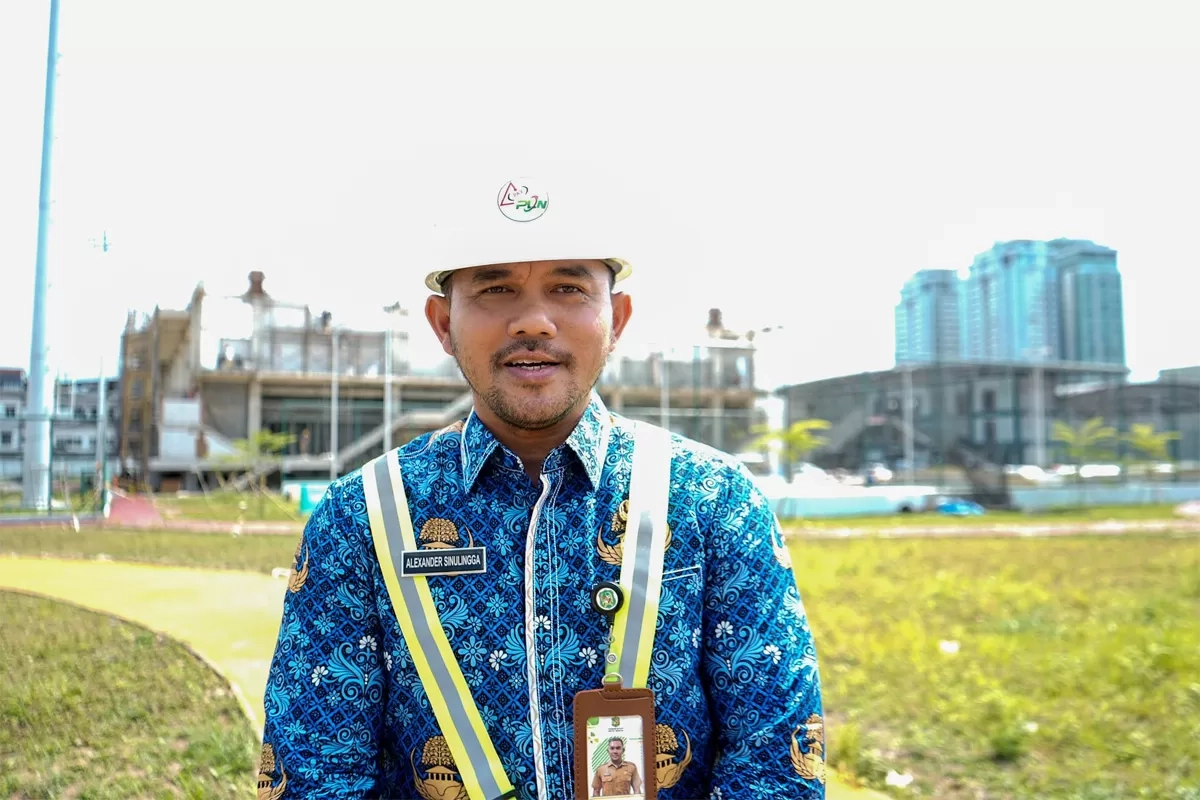 Progress Sudah 81 Persen, Dinas Perkimcikataru Medan Optimis Desember Ini Revitalisasi Kawasan Stadion Kebun Bunga Siap