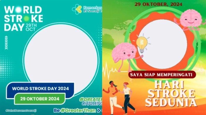 20 Link Twibbon Hari Stroke Sedunia 2024, Beserta Cara Membuatnya