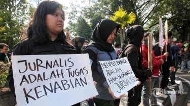 56 Kasus Serangan Terhadap Jurnalis Terjadi pada Tahun Ini, KKJ: Hampir Semuanya Mandek di Polisi