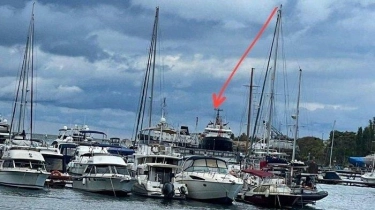 Sisa Kapal Militer Rusia yang Terlihat di Teluk Streletska, Detik-detik Sebelum Ukraina Menyerang