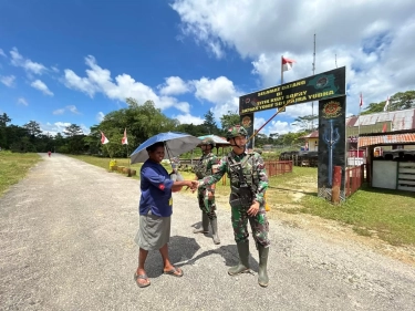 Koops TNI Habema Penuhi Kebutuhan Dasar Masyarakat di Daerah Operasi Pengamanan Perbatasan Indonesia-Papua Nugini