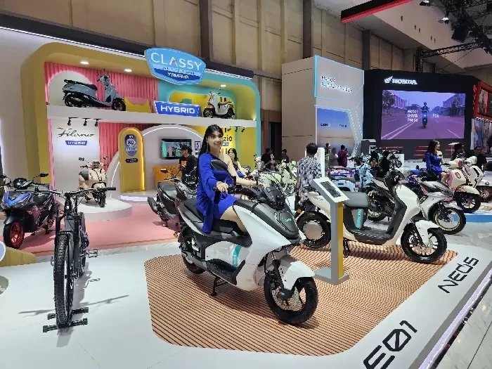 Yamaha Pamerkan 38 Unit Produk, Termasuk Motor Sang Juara Dunia dari Indonesia di IMOS 2024