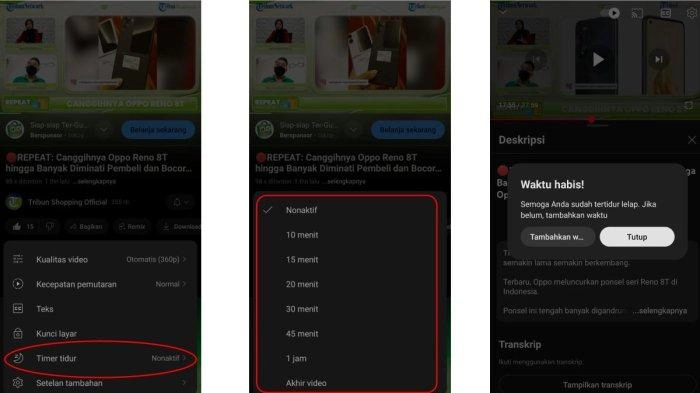 Tertidur Saat Nonton YouTube? Ini Cara Mengaktifkan Fitur Sleep Timer agar Video Berhenti Otomatis
