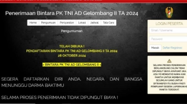 Cara Daftar Rekrutmen Bintara TNI AD Gelombang 2 Tahun 2024, Pendaftaran Terakhir 14 November 2024