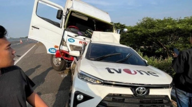 Truk Paket Penabrak Mobil Jurnalis TvOne di Tol Pemalang-Batang Diduga Milik PO Rosalia Indah