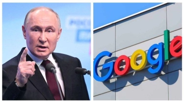 Vladimir Putin Denda Google 2,5 Desilion Dolar AS Gara-gara Blokir Propaganda Pro Kremlin