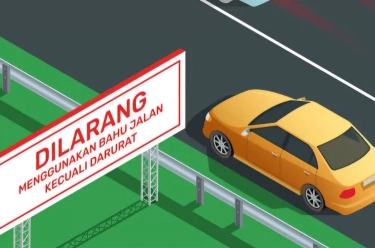 Kepada Pengemudi Nakal yang Suka Pakai Bahu Jalan Tol, Catat Baik-baik Aturan ini
