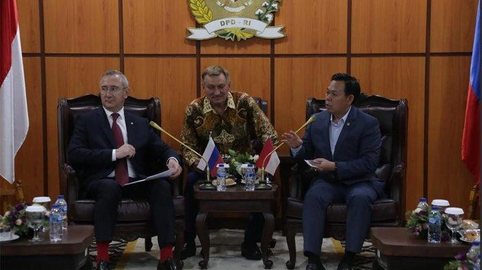 Ketua DPD Bahas Kerja Sama Bidang Pangan, Gubernur Kaluga Rusia Tawarkan Daging Sapi untuk Indonesia