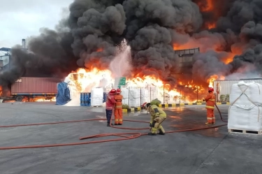 5 Fakta Kebakaran Hebat di Pabrik Pakan Ternak di Bekasi