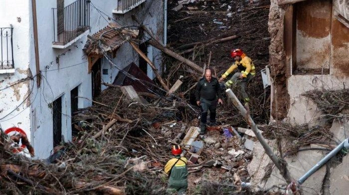 Lebih dari 200 Orang Tewas Akibat Banjir Bandang di Spanyol, Jumlah Korban Diperkirakan Bertambah