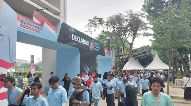 Prabowo akan Hadiri Deklarasi Gerakan Solidaritas Nasional, Massa Mulai Berdatangan