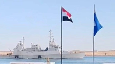VIDEO Kapal Perang Korvet Saar Israel Melintas di Terusan Suez, Mesir Bantu Tel Aviv Berperang?