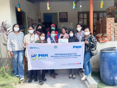 Sat Set! PNM Peduli Kirim Bantuan Warga Terdampak Erupsi Gunung Lewotobi