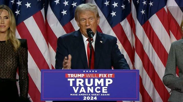 Donald Trump Pidato Kemenangan, Berjanji Memulihkan Negara