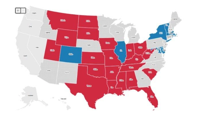 Hasil Sementara Pilpres AS 2024, Donald Trump Unggul atas Kamala Harris di 30 Negara Bagian