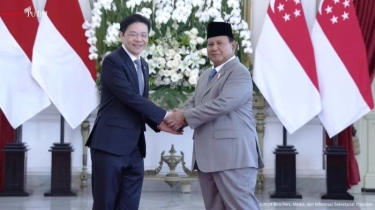 Presiden Prabowo Terima Kunjungan PM Singapura di Istana Merdeka