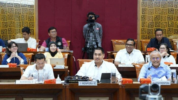 Raker Dengan Komisi X DPR RI, Menpora Dito Sampaikan Kebijakan Kemenpora Periode 2024-2029
