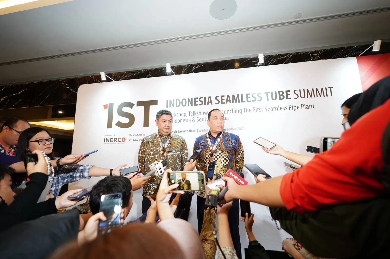 Dengan TKDN 43 Persen, Pabrik Pipa tanpa Sambungan Wujudkan Manifestasi Sumitro Plan