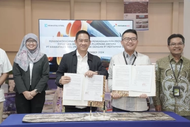 Pipanisasi BBM Cikampek-Plumpang, Pertagas Gandeng Krakatau Steel untuk Pasok Pipa Baja 102 KM