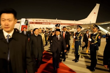 Tiba di Tiongkok, Presiden Prabowo Subianto akan Temui Xi Jinping