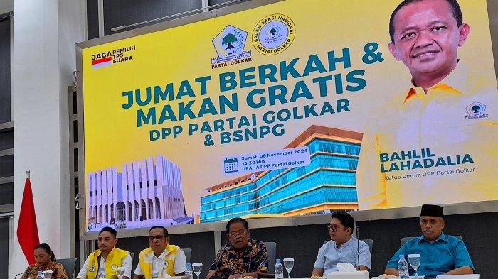 Bahlil Minta Golkar Jadi Pelopor Makan Bergizi Gratis Prabowo 