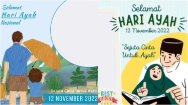 30 Link Twibbon Hari Ayah Nasional 12 November 2024, Dilengkapi Cara Buat dan Unggah di Sosial Media