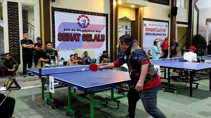 Turnamen Tenis Meja SSC Al-Mujahidien Cup 2024 Digelar: Pererat Silaturahmi Antar DKM se-BTR Raya