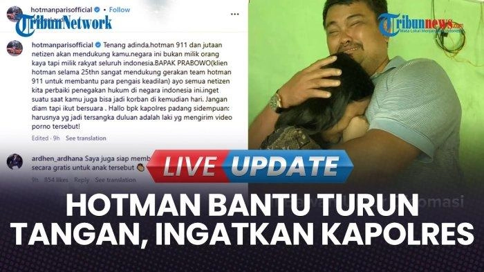 VIDEO Kala Hotman Paris Bantu Gadis di Padangsidimpuan yang Jadi Tersangka Terkait Video Syur