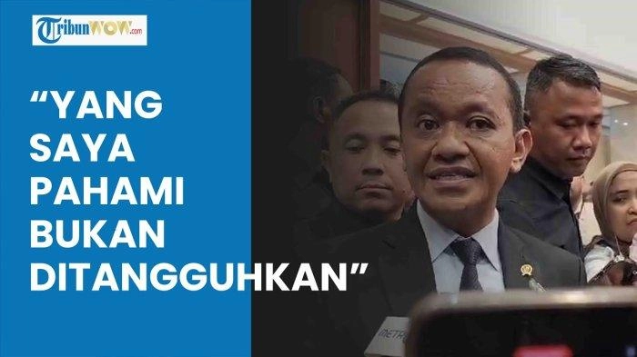 Video Respons Bahlil soal Gelar Doktornya Ditangguhkan oleh UI: Yang Saya Pahami Bukan Ditangguhkan