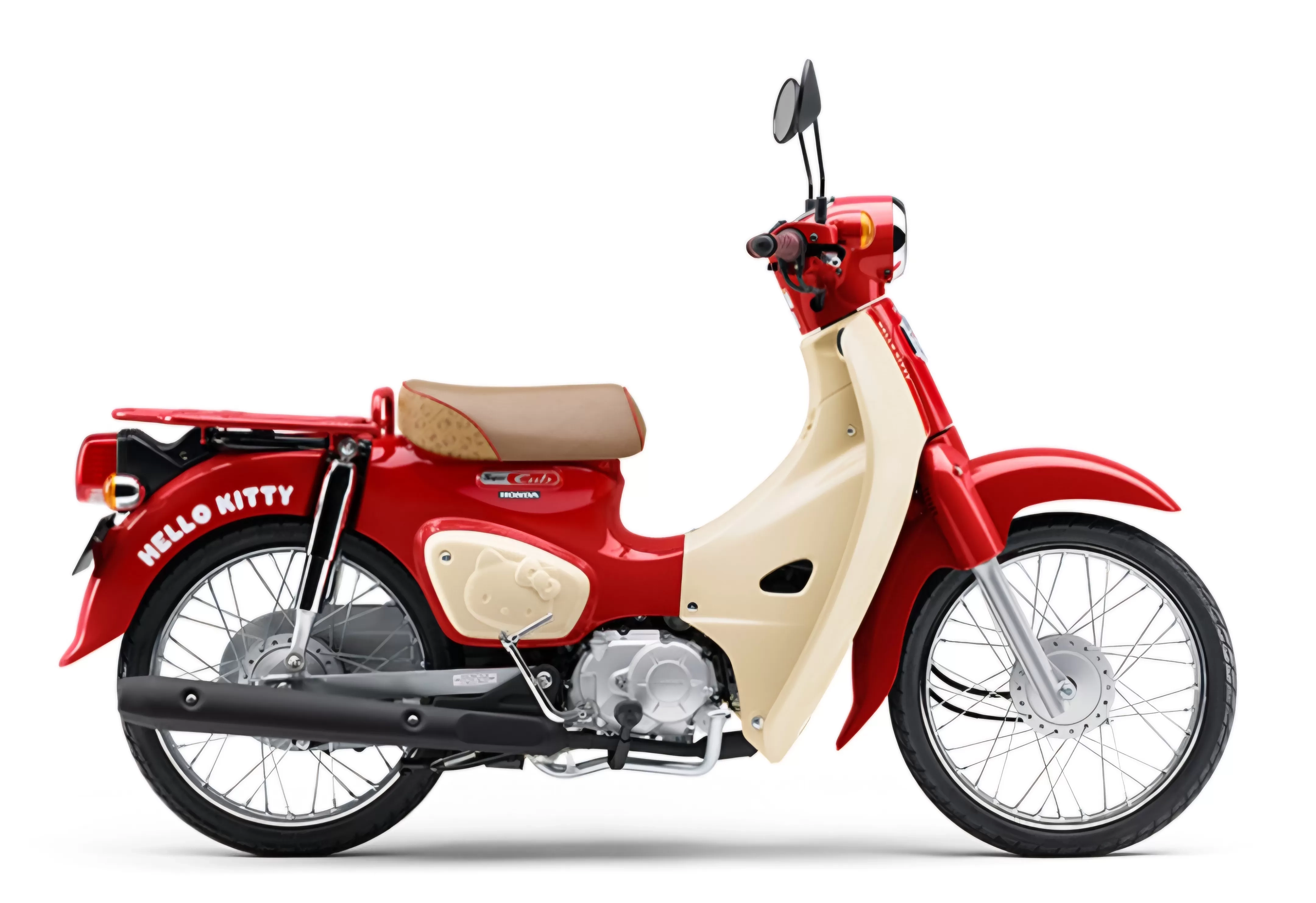 Desainnya Lucu, Honda Luncurkan Motor Klasik Super Cub dengan Tema Hello Kitty
