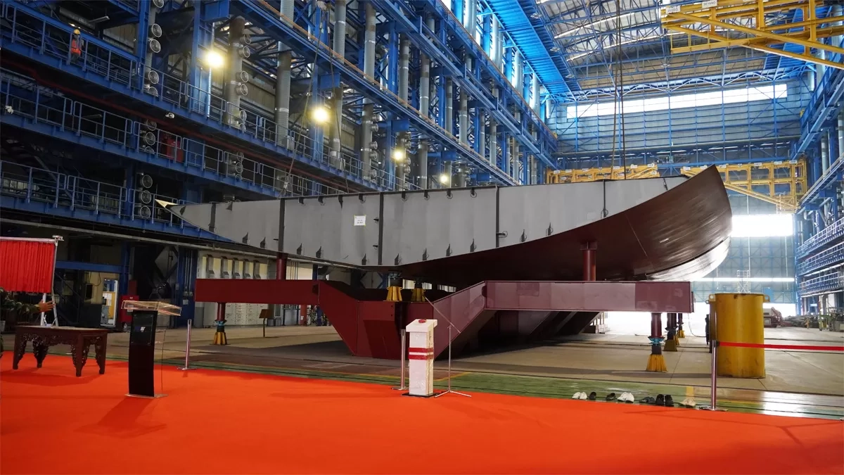 Keel Laying Kapal Frigate Merah Putih Ke-2, PT PAL Indonesia Dukung Upaya Pemerintah Tingkatkan Pertahanan Nasional