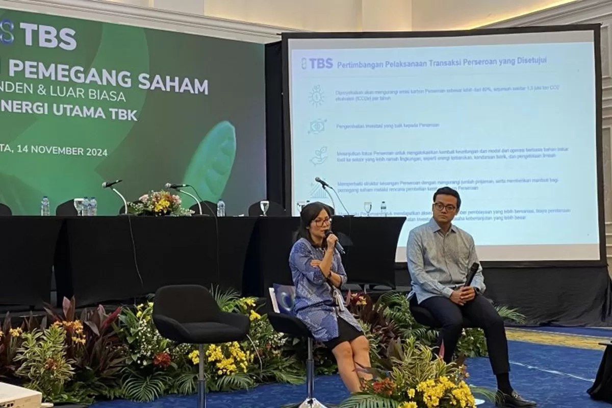 Fokus Bisnis Hijau, PT TBS Energi Utama Divestasi Dua Aset PLTU 200 MW