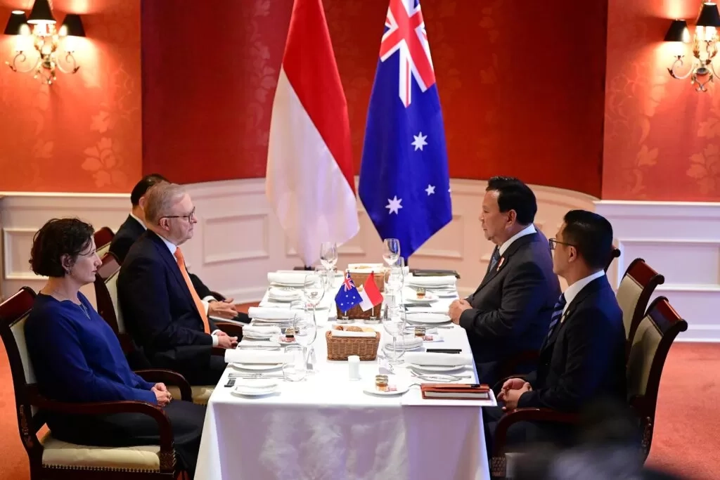 Kunker ke Peru, Prabowo Santap Pagi dengan PM Australia Bahas Kerjasama Pertahanan hingga Ekonomi