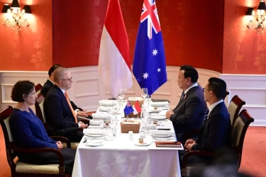 Kunker ke Peru, Prabowo Santap Pagi dengan PM Australia Bahas Kerjasama Pertahanan hingga Ekonomi