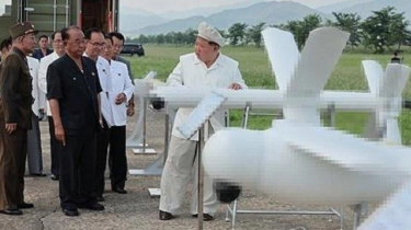 Kim Jong Un Perintahkan Produksi Massal Drone Pembom Bunuh Diri