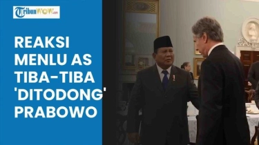 Video Menlu AS Tiba-Tiba 'Ditodong' Prabowo soal Konflik Palestina, Begini Reaksinya