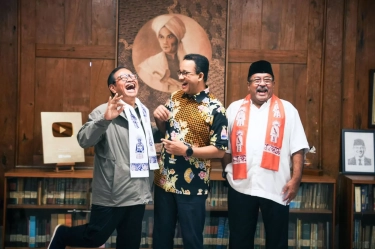 Pramono-Rano Karno Sowan ke Anies, Bahlil: Yang Luar Biasa Ketemu Prabowo dan Jokowi
