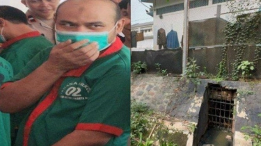 Penampakan Gorong-Gorong Jalur Pelarian Gembong Narkoba Murtala Cs dari Rutan Salemba