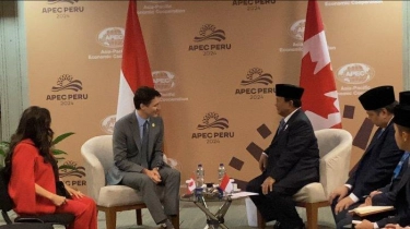 PM Kanada Bungkukkan Badan saat Bicara dengan Presiden Prabowo