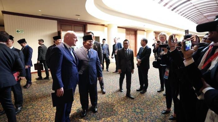 Usai Pertemuan Bilateral di Peru, Prabowo Subianto dan PM Selandia Baru Sapa Wartawan Bersama