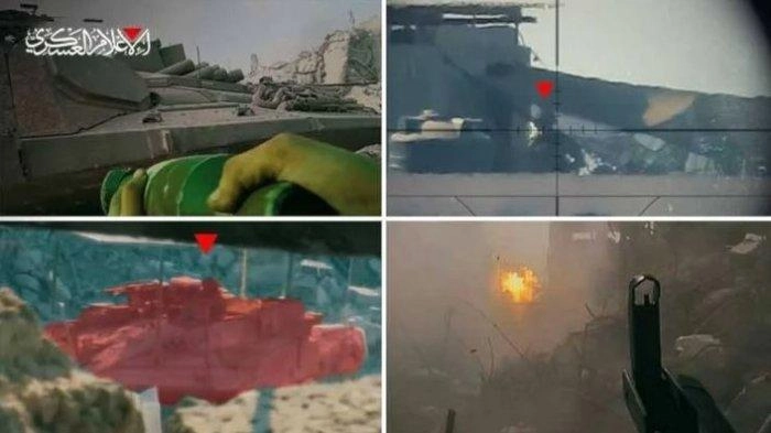Al-Qassam Kembali Unjuk Gigi Hancurkan Tank-Tank Militer Zionis, Kolonel IDF Dibunuh