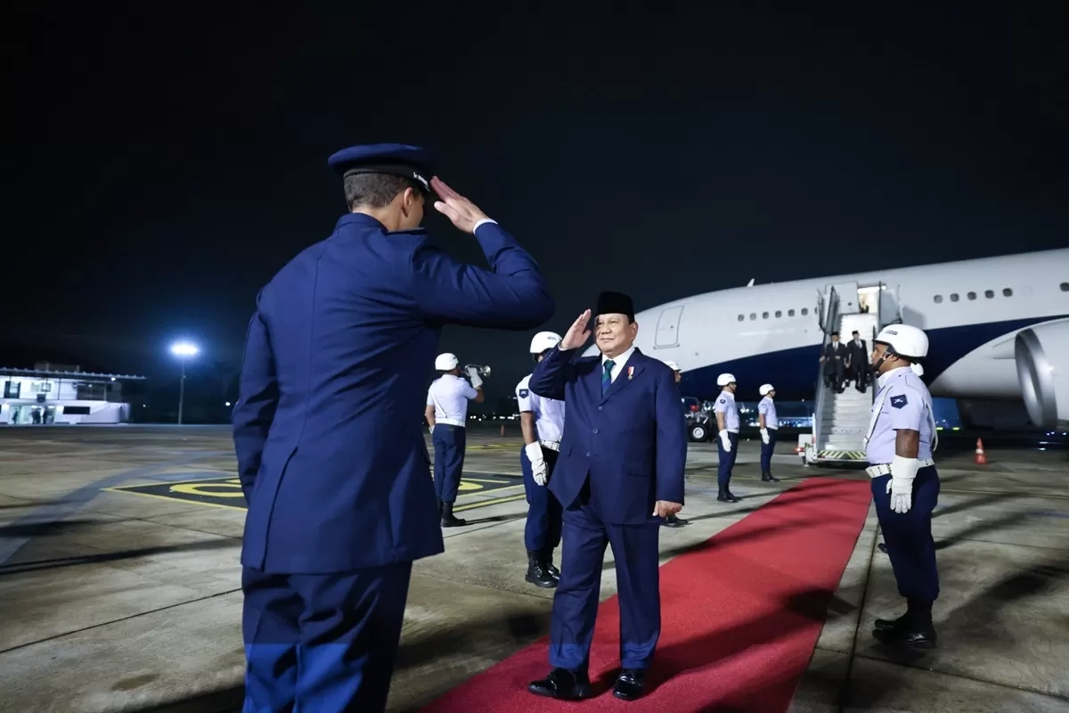 10 Hari Dinas di Luar Negeri, Prabowo Akui Rindu Tanah Air Ingin Segera Pulang