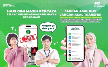 Pegadaian Ajak Masyarakat Cermat Sebelum Terlambat, Waspada Penipuan Mengatasnamakan PT Pegadaian