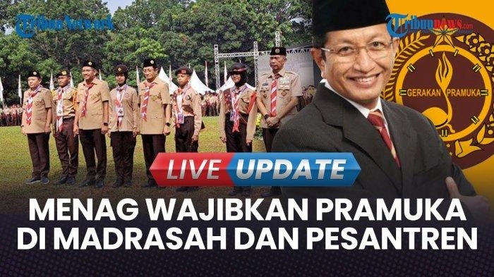 VIDEO Pramuka Wajib di Madrasah & Pesantren, Menag Nasaruddin Umar Ungkap Peran Pentingnya