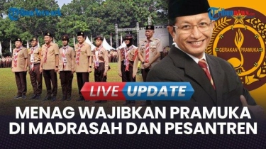 VIDEO Pramuka Wajib di Madrasah & Pesantren, Menag Nasaruddin Umar Ungkap Peran Pentingnya