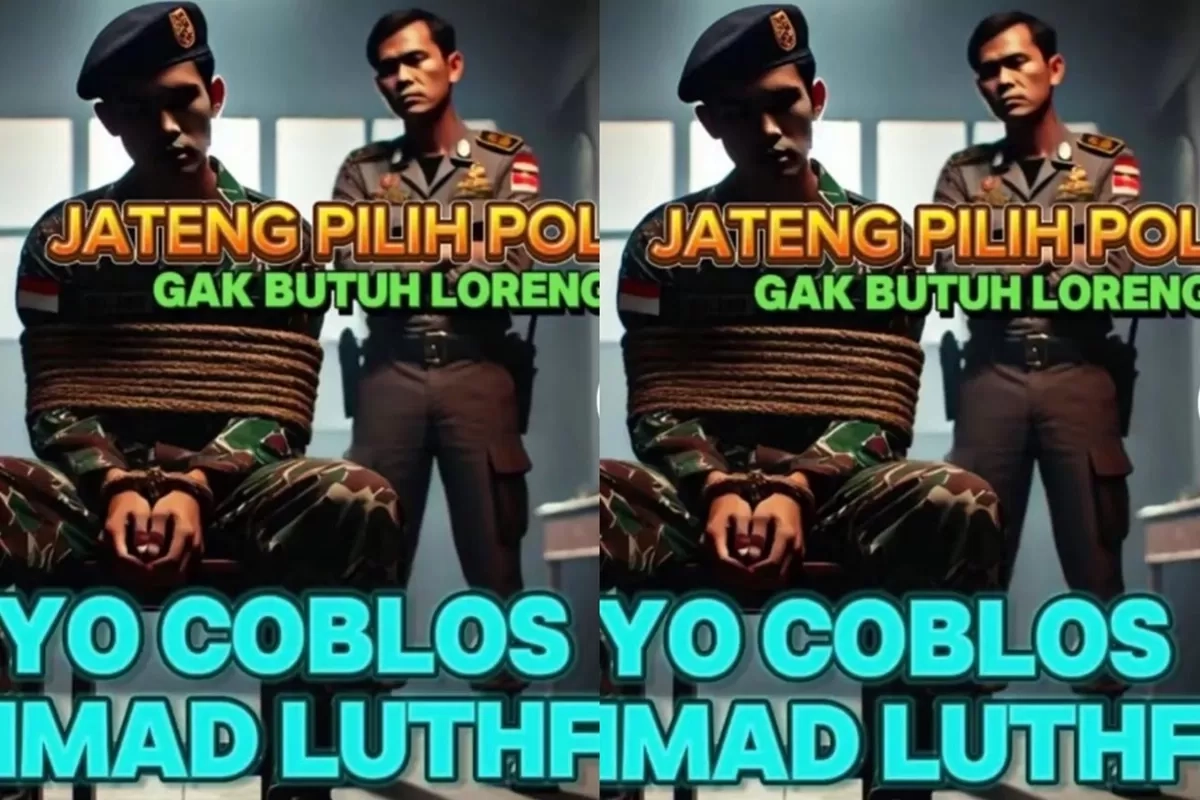 Beredar Kampanye Provokatif Polisi vs TNI, Timses Ahmad Luthfi Bantah dan Kecam Pembuatnya