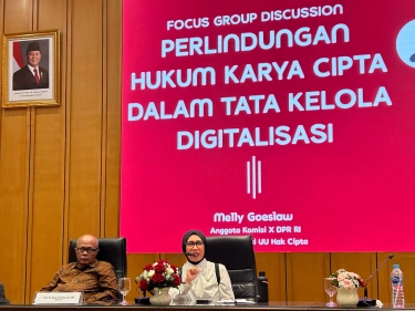 Melly Goeslaw Sebut Revisi UU Hak Cipta Solusi Hadapi Kemajuan Platform Digital