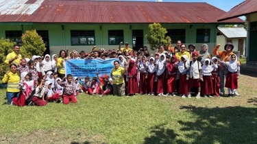 Tingkatkan Pemahaman Pelajar Tentang Kesehatan dan Mitigasi Bencana, PT Nusa Halmahera Minerals Gelar Edukasi PHBS di SD Al-Khairaat Kao