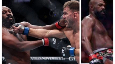 Laga UFC 309, Pembuktian Supremasi Jon Jones di Kelas Berat, Spinning Back Kick Tumbangkan Miocic