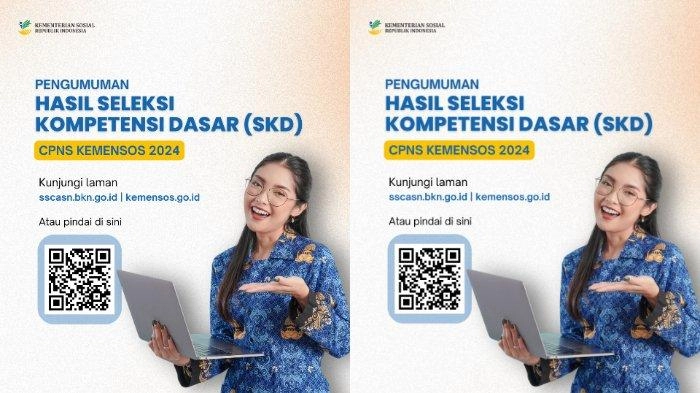 Link Hasil SKD CPNS Kemensos 2024, 1.207 Peserta Berhak Ikut SKB